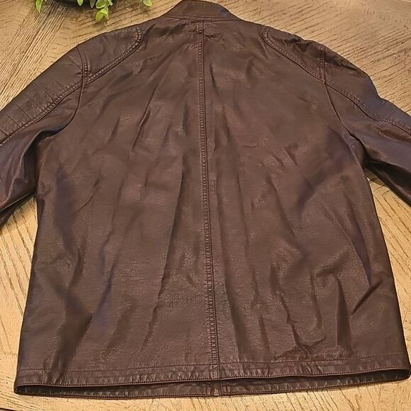 INC International Concepts Men's Dark Brown Burgendy Jacket XL - Picture 10 of 13